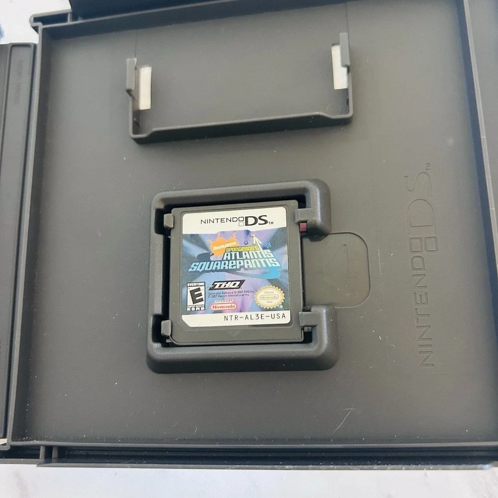 Spongebob's Atlantis Squarepantis - Nintendo DS Game with Manual Squarepants UU